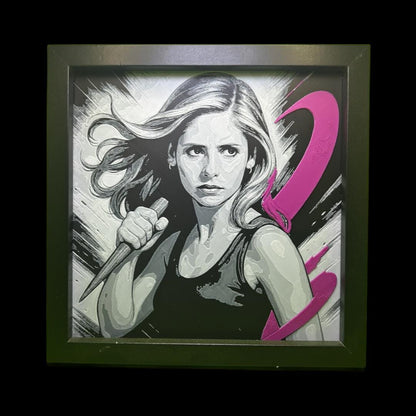 Buffy the Vampire Slayer 3D Printed Fan Art