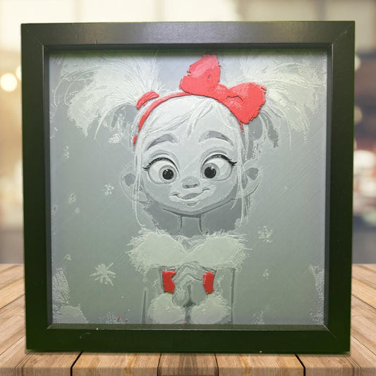 Cindy Lou Who - The Grinch 3D Printed Fan Art