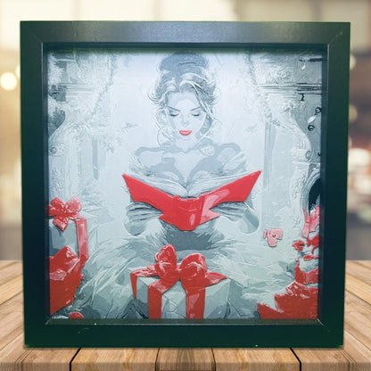 Belle on Christmas morning - Beauty and the Beast  3D Printed Fan Art