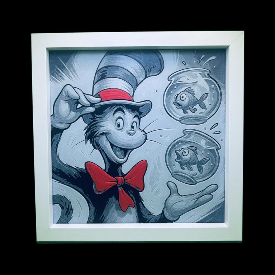 The Cat in the Hat 3D Printed Fan Art