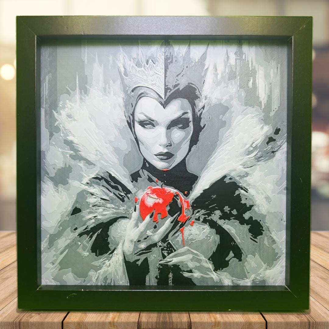 Evil Queen - Snow White  3D Printed Fan Art