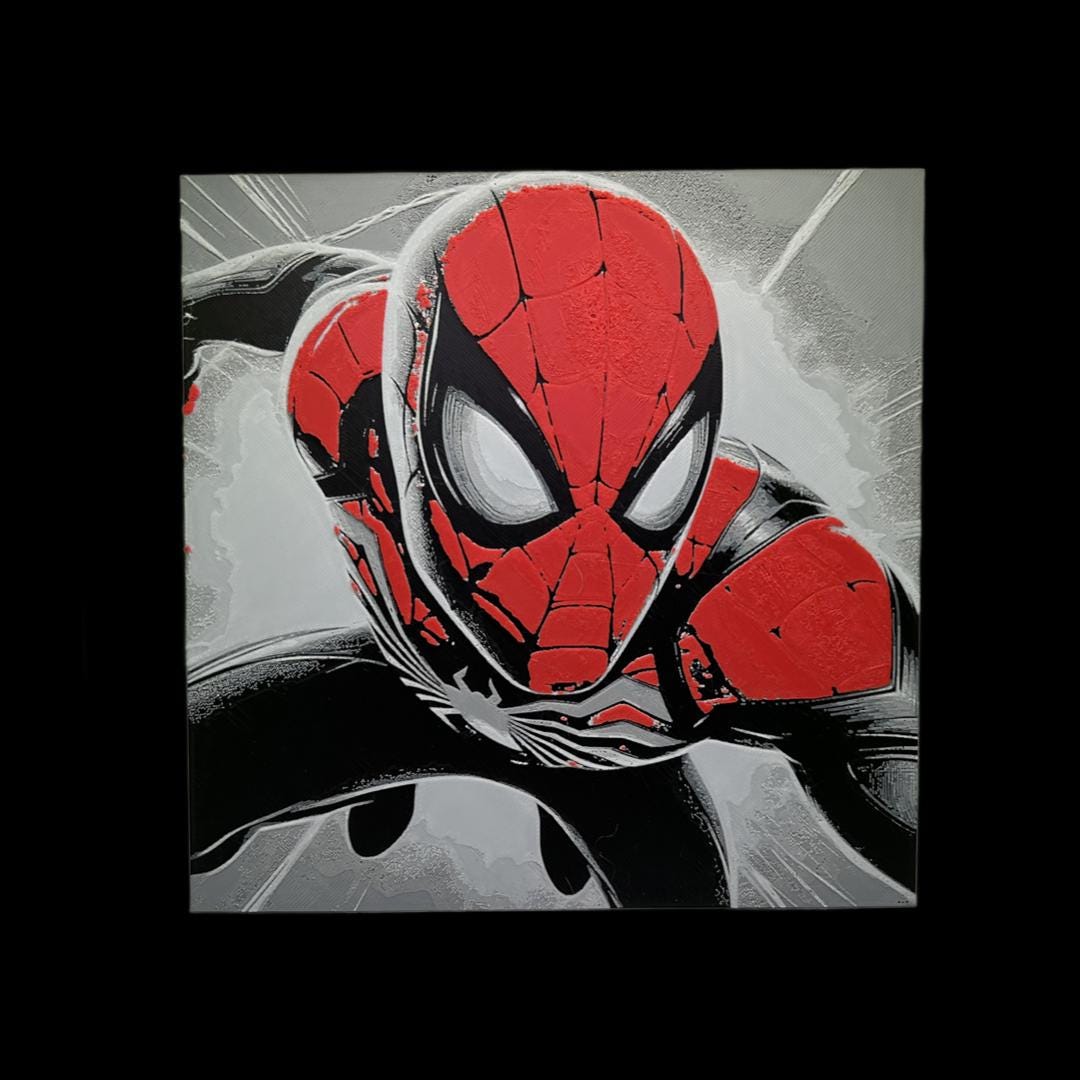 Spiderman - Avengers V2 3D Printed Fan Art
