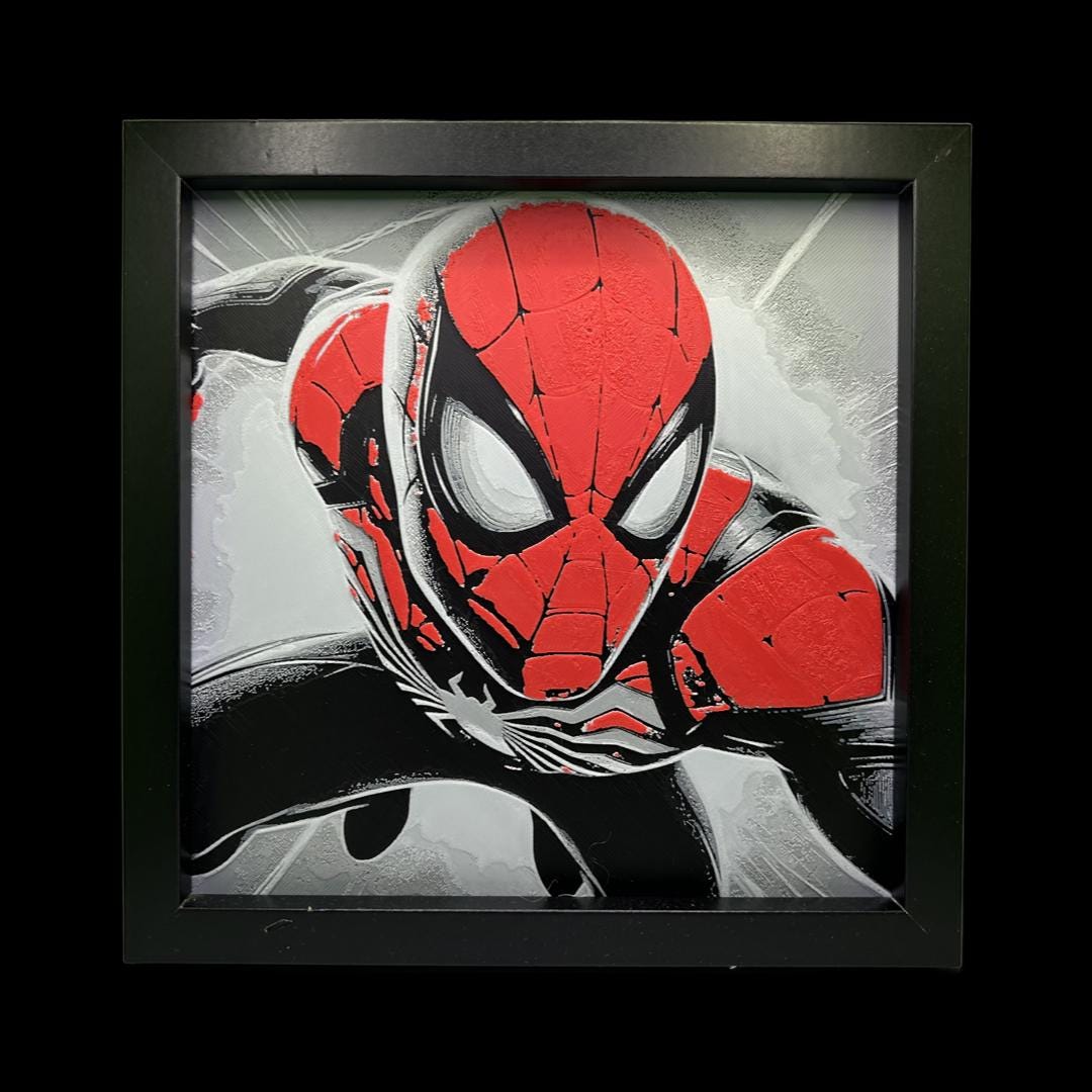 Spiderman - Avengers V2 3D Printed Fan Art