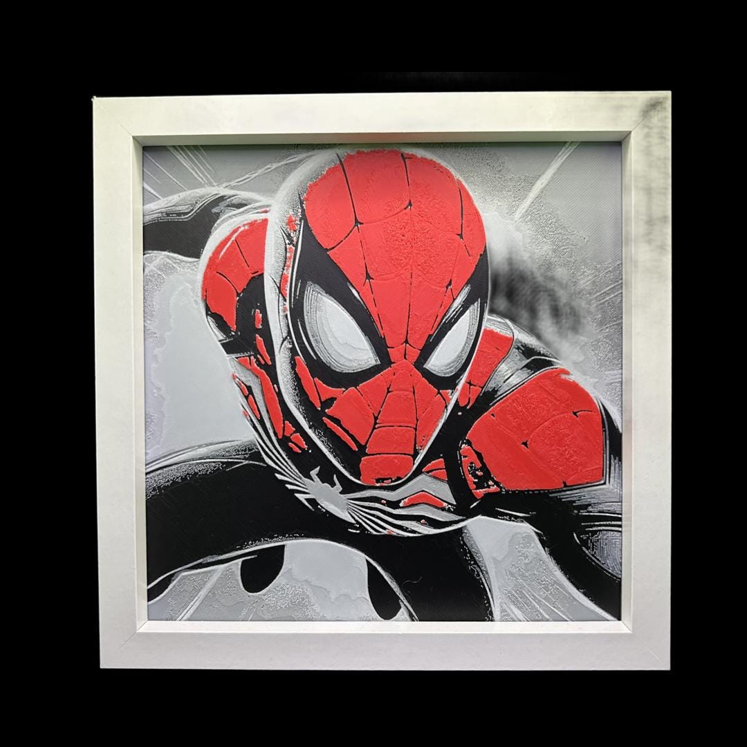 Spiderman - Avengers V2 3D Printed Fan Art