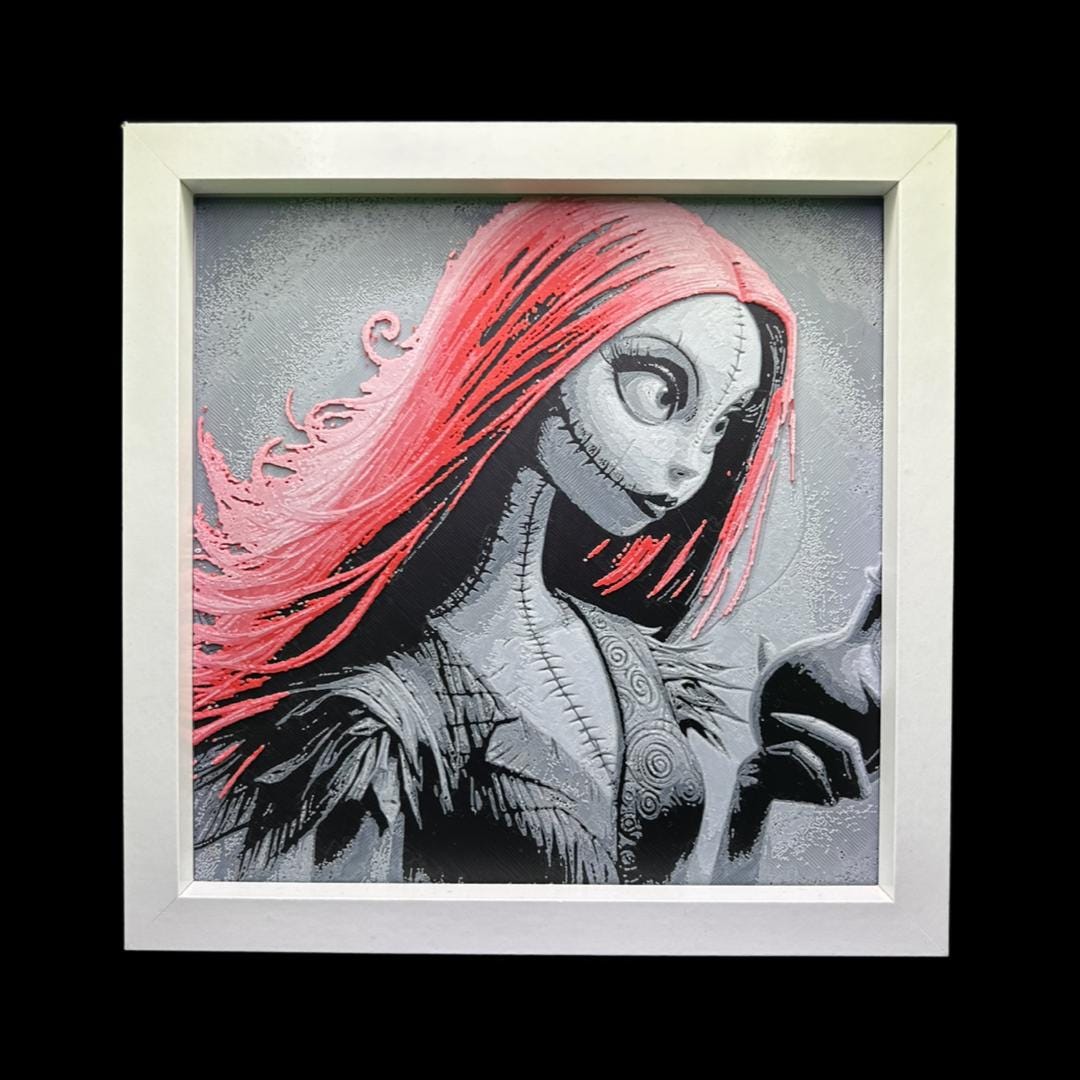Sally from Nightmare Before Christmas 3D Printed Fan Art