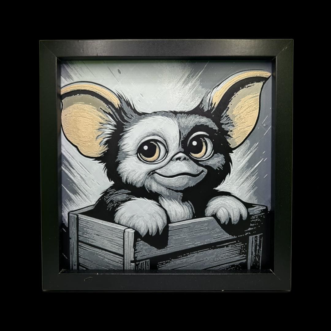 Gizmo - Gremlins 3D Printed Fan Art