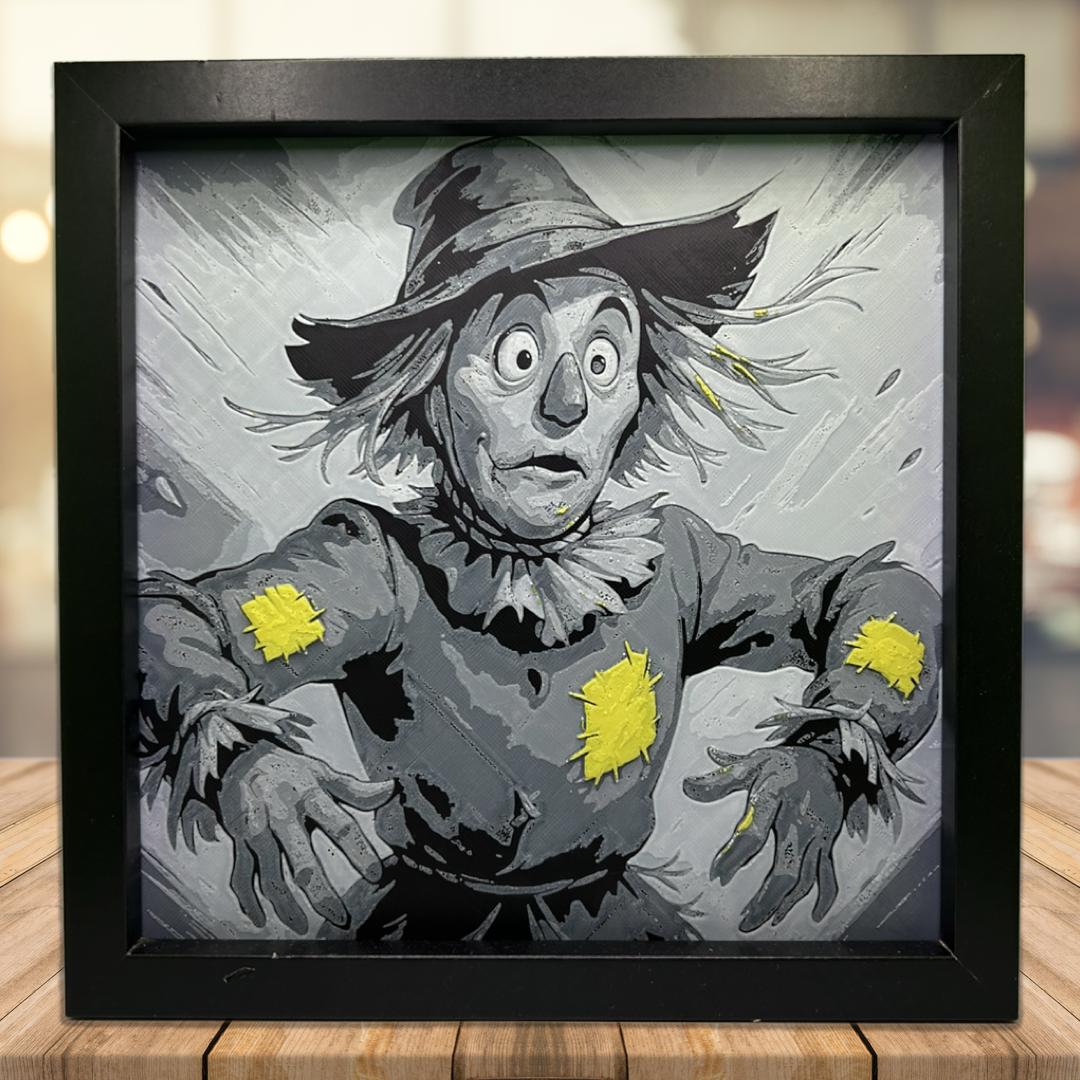The Scarecrow - The wizard of Oz 3D Printed Fan Art