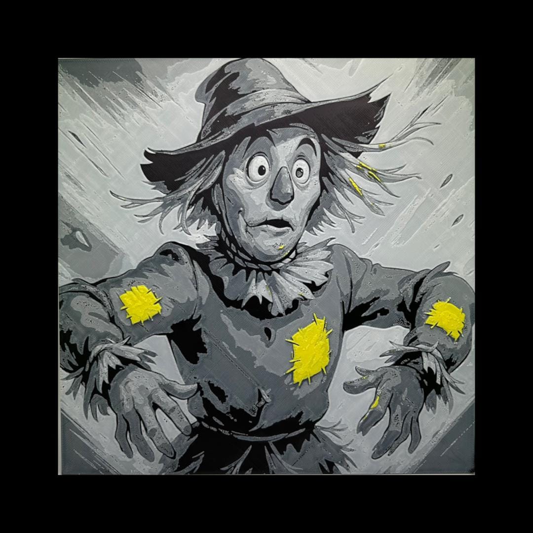 The Scarecrow - The wizard of Oz 3D Printed Fan Art