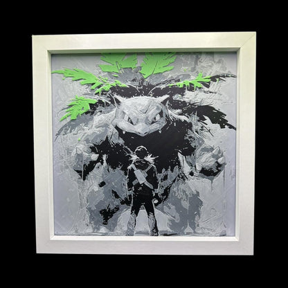 Blastoise With Trainer 3D Printed Fan Art