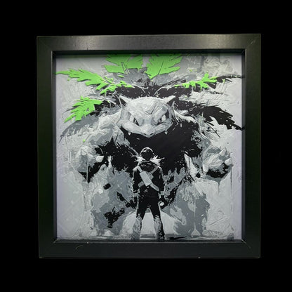 Blastoise With Trainer 3D Printed Fan Art