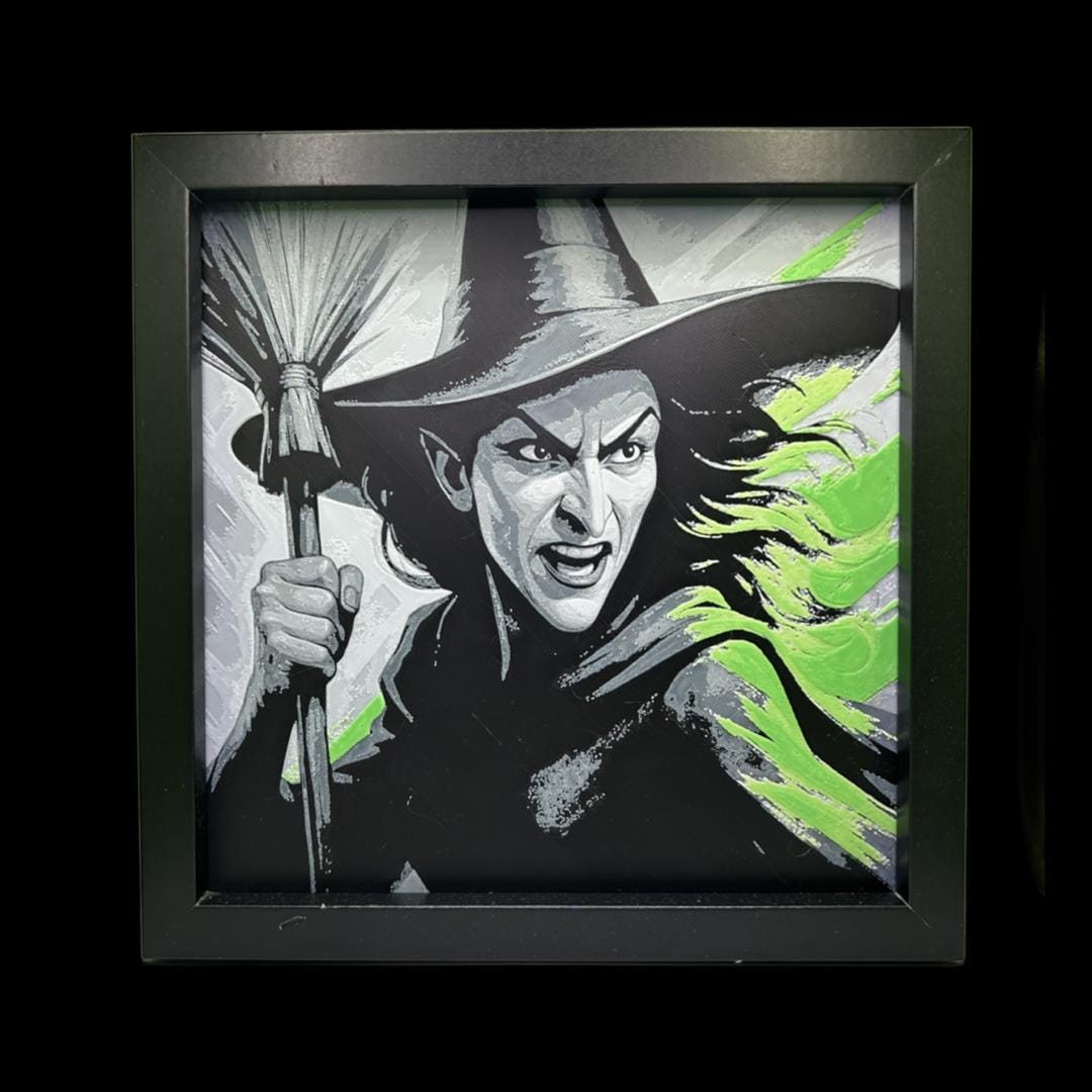 Wicked Witch of the West - The wizard of Oz 3D Printed Fan Art