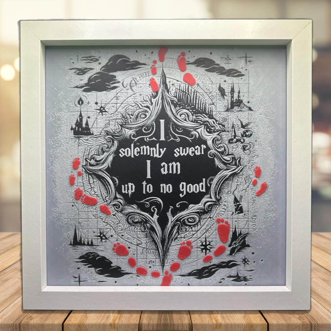 The Marauder's Map - Harry Potter 3D Printed Fan Art